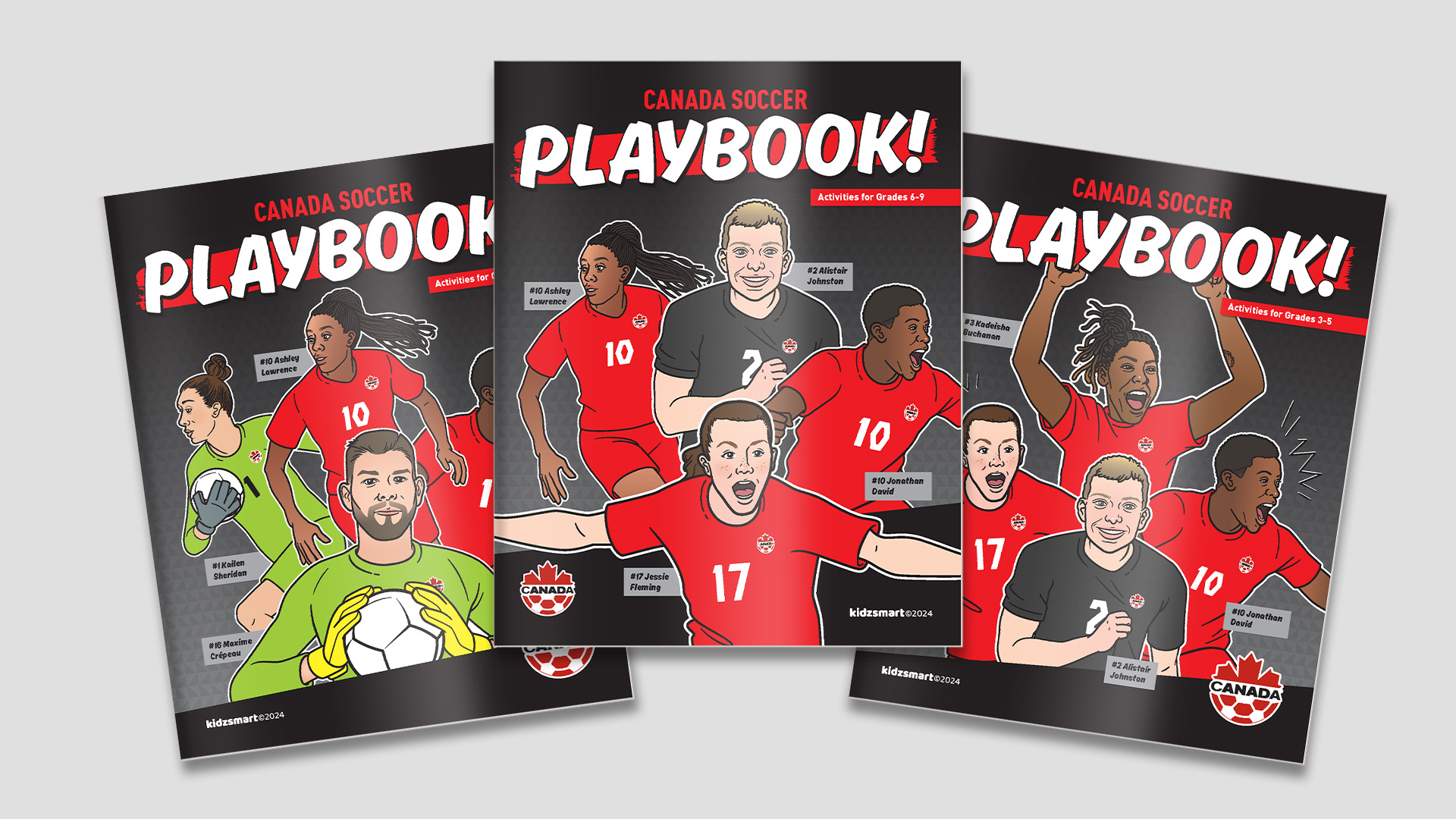 3 soccer activity booklet covers