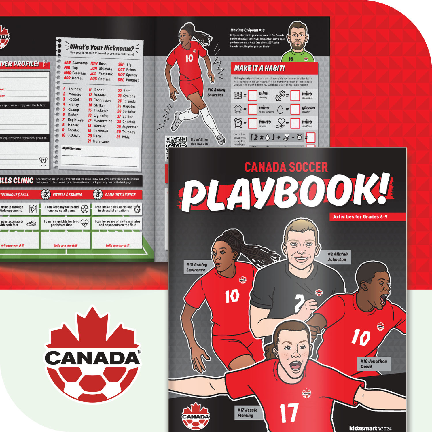 Canada Soccer playbooks